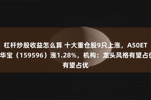 杠杆炒股收益怎么算 十大重仓股9只上涨，A50ETF华宝（159596）涨1.28%，机构：龙头风格有望占优