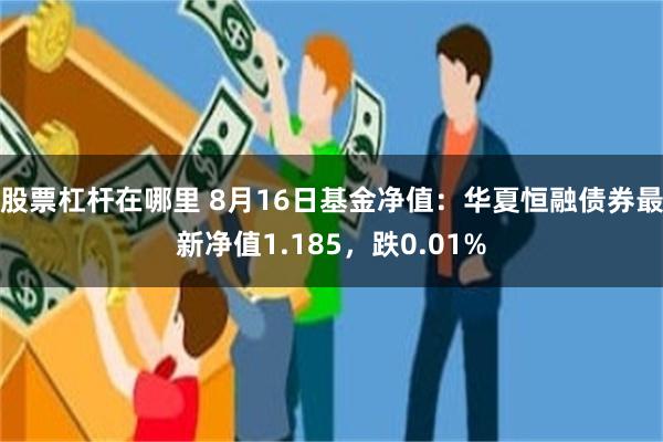 股票杠杆在哪里 8月16日基金净值：华夏恒融债券最新净值1.185，跌0.01%