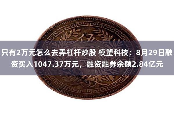 只有2万元怎么去弄杠杆炒股 模塑科技：8月29日融资买入1047.37万元，融资融券余额2.84亿元