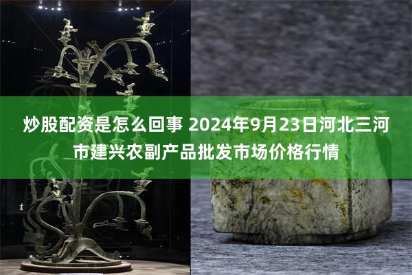 炒股配资是怎么回事 2024年9月23日河北三河市建兴农副产品批发市场价格行情