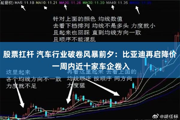 股票扛杆 汽车行业破卷风暴前夕:比亚迪再启降价 一周内近十家车企卷入